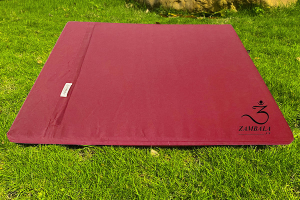 Tọa cụ - Đệm ngồi thiền - Nệm ngồi tụng kinh loại phẳng 60x70 cm ngồi lâu không bị lún, vải kaki cao cấp