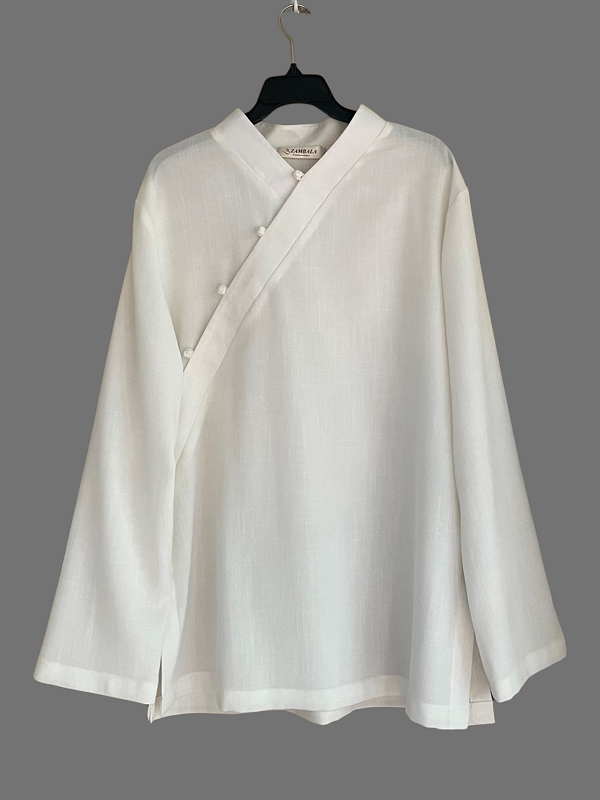 Bộ quần áo Phật tử, trang phục đi chùa, ngồi thiền nam, chất vải tự nhiên cao cấp, màu trắng, ghi, be, đỏ đô, size S, M, L, XL, 2XL..., cắt may theo yêu cầu. Bộ Minh Tú