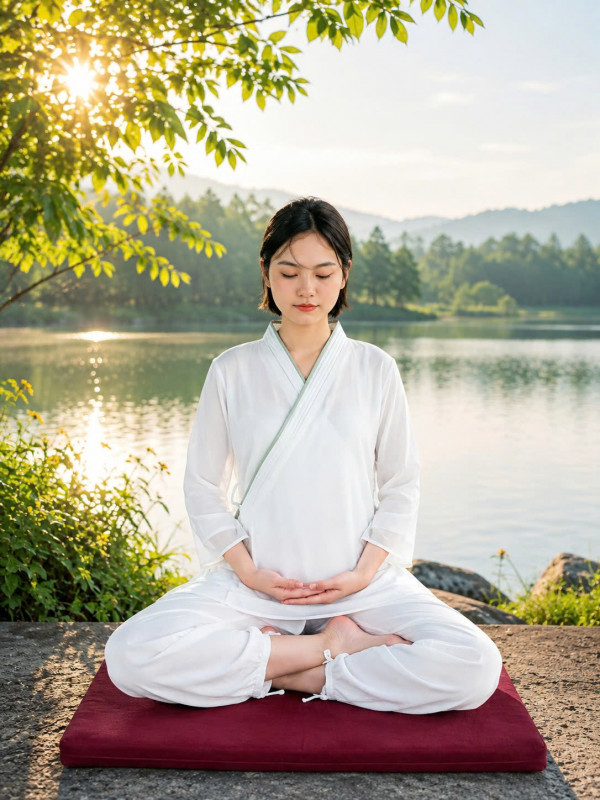 Áo lam nữ đi chùa mùa hè nên chọn như thế nào?