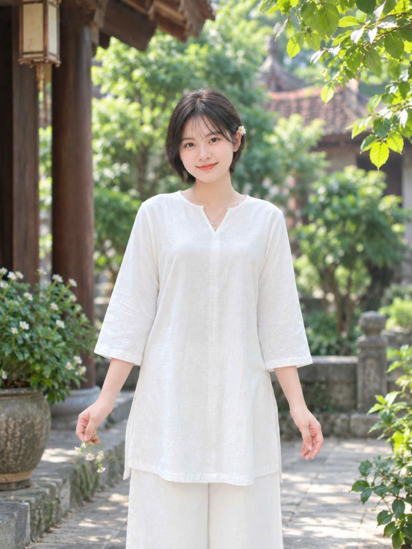 Tủ đồ đi chùa cho nữ: 5 món nên có quanh năm