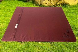 Tọa cụ ngồi thiền 60x70 cm, vải thô, ruột PE không lún, hàng phổ thông dùng cho các đạo tràng