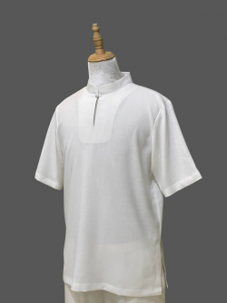 Bộ quần áo Phật tử, trang phục đi chùa, ngồi thiền nam, vải đũi cao cấp, màu trắng, ghi, be, đỏ đô, nhiều size, cắt may theo yêu cầu. Bộ An Đức nam